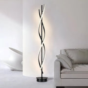 Lampa LED Upsilon, 48W, 3000K/4000K/6000K, metal i akryl, czarna