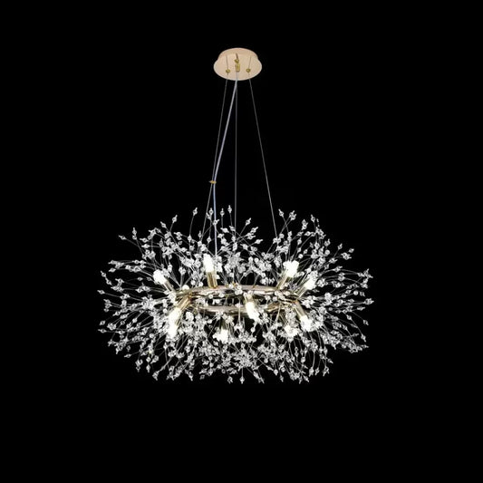 Żyrandol Jose 9x G9 Złoty