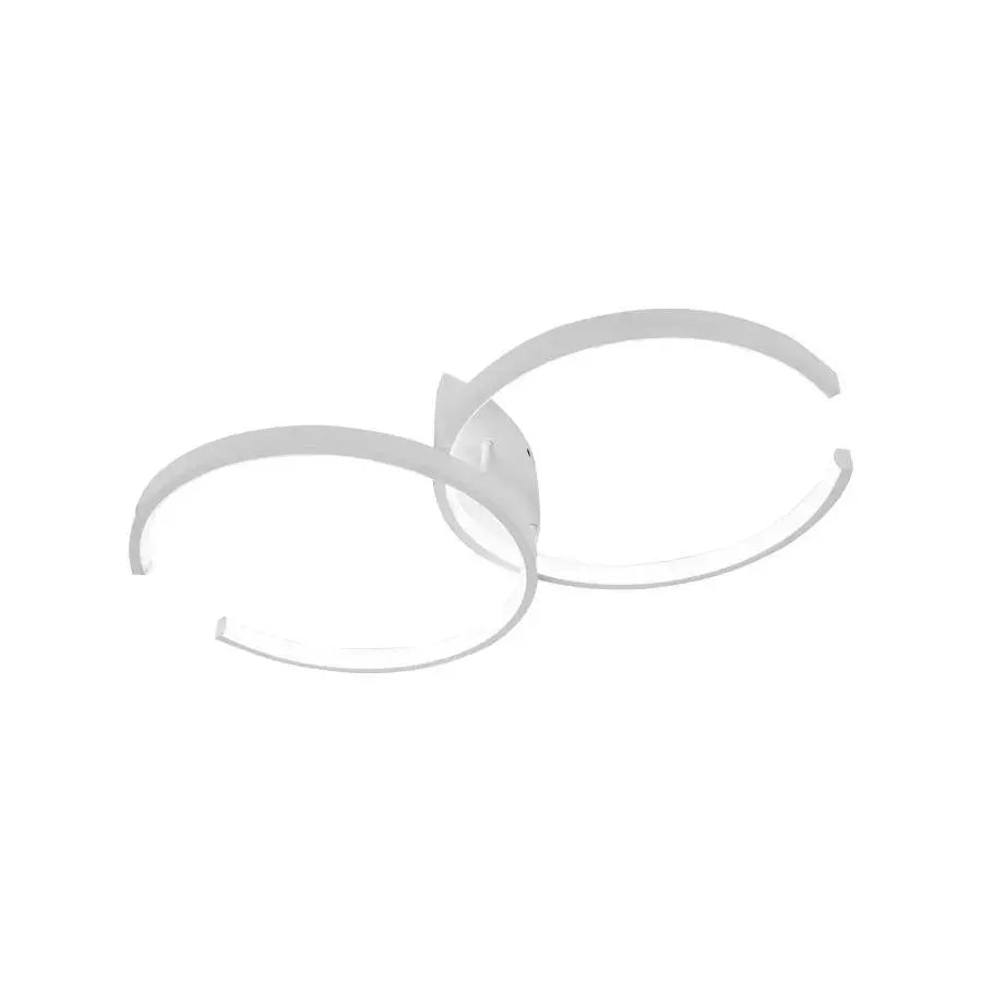 Żyrandol LED z pilotem NOAH 64W, 2 elementy, światło zimne/ciepłe/neutralne, ściemnialny, biały