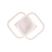 Żyrandol LED VERTEX Matrix Overlapping Diamonds, 44 W, 2 diamenty, zimne/ciepłe/neutralne światło, biały