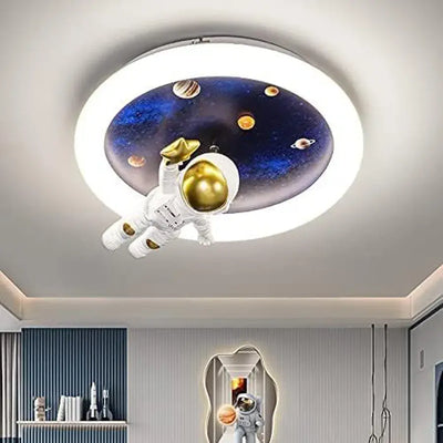 Żyrandol LED ASTRONAUT 51W, Światło zimne/ciepłe/neutralne, niebiesko-białe