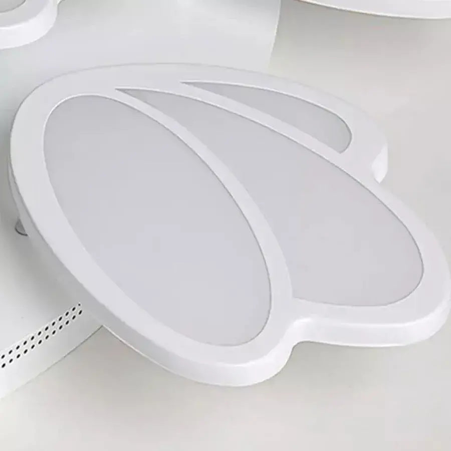 Żyrandol LED TULIPAN 47W z pilotem, 3 płatki, światło zimne/ciepłe/neutralne, ściemnialny, biały