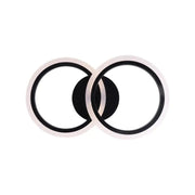 Żyrandol LED BETTY 28 W z pilotem, 2 okręgi, światło zimne/ciepłe/neutralne, ściemnialny, czarny