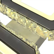 Żyrandol LED z pilotem QUADRIS, 24W, 2 kwadraty, zimne/ciepłe/neutralne światło, ściemnialny, biały