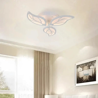Żyrandol LED LAURICE 33W z pilotem, 3-płatkowy, światło zimne/ciepłe/neutralne, ściemnialny, biały
