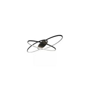 Żyrandol LED ORBITA z pilotem, 140 W, zimne/ciepłe/neutralne światło, ściemnialny, czarny