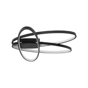 Żyrandol LED ORBITA z pilotem, 140 W, zimne/ciepłe/neutralne światło, ściemnialny, czarny
