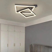 Żyrandol LED PAPINI 112 W z pilotem, 2 kwadraty, światło zimne/ciepłe/neutralne, ściemnialny, czarny