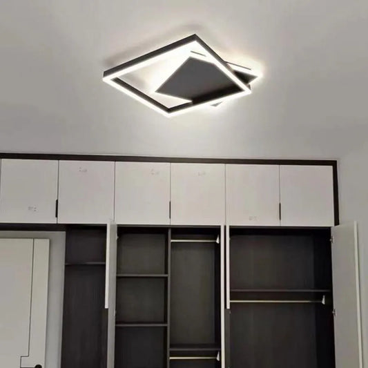 Żyrandol LED z pilotem SCIOSO 104W, światło zimne/ciepłe/neutralne, ściemnialny, czarny