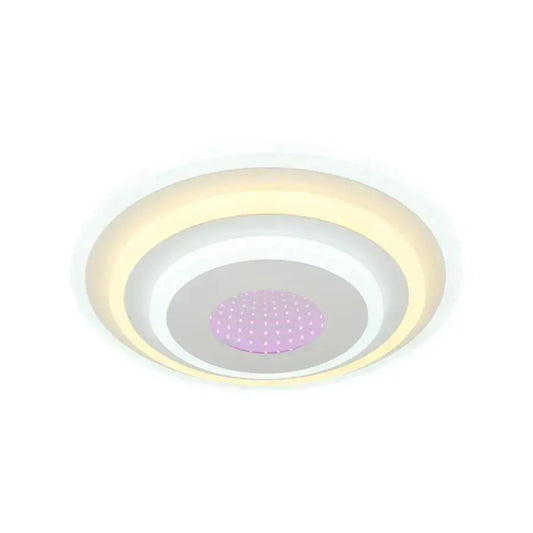 Żyrandol LED NIVARA 3D 20 W, średnica 30 cm, światło zimne/ciepłe/neutralne, kolor biały