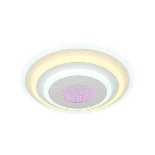 Żyrandol LED NIVARA 3D 20W, średnica 30cm, światło zimne/ciepłe/neutralne, białe stosowane żyrandole LED Domyślny tytuł Alessandro Design