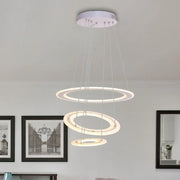 Żyrandol LED Serena, 190W, ściemnialny, biały