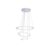 Żyrandol LED Serena, 190W, ściemnialny, biały