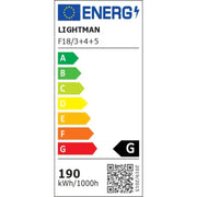 Żyrandol LED Serena, 190W, ściemnialny, biały