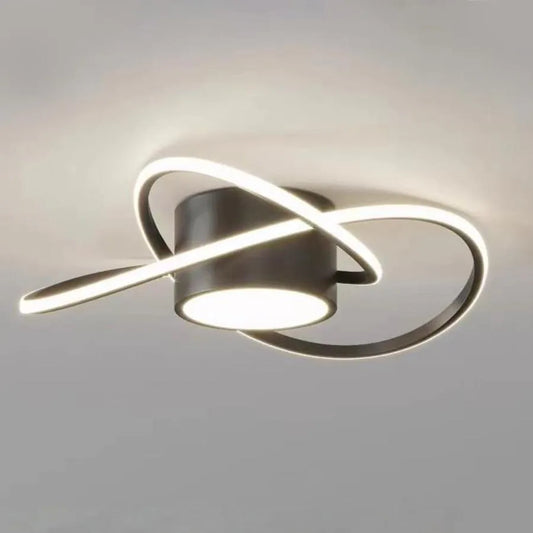 Żyrandol LED MIMA 30W, światło zimne/ciepłe/neutralne, czarny