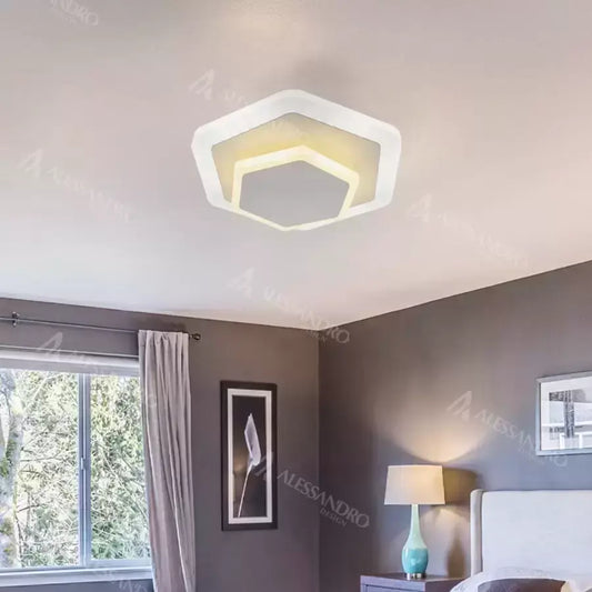 Żyrandol LED SONIA 36W, zimne/neutralne światło, biały
