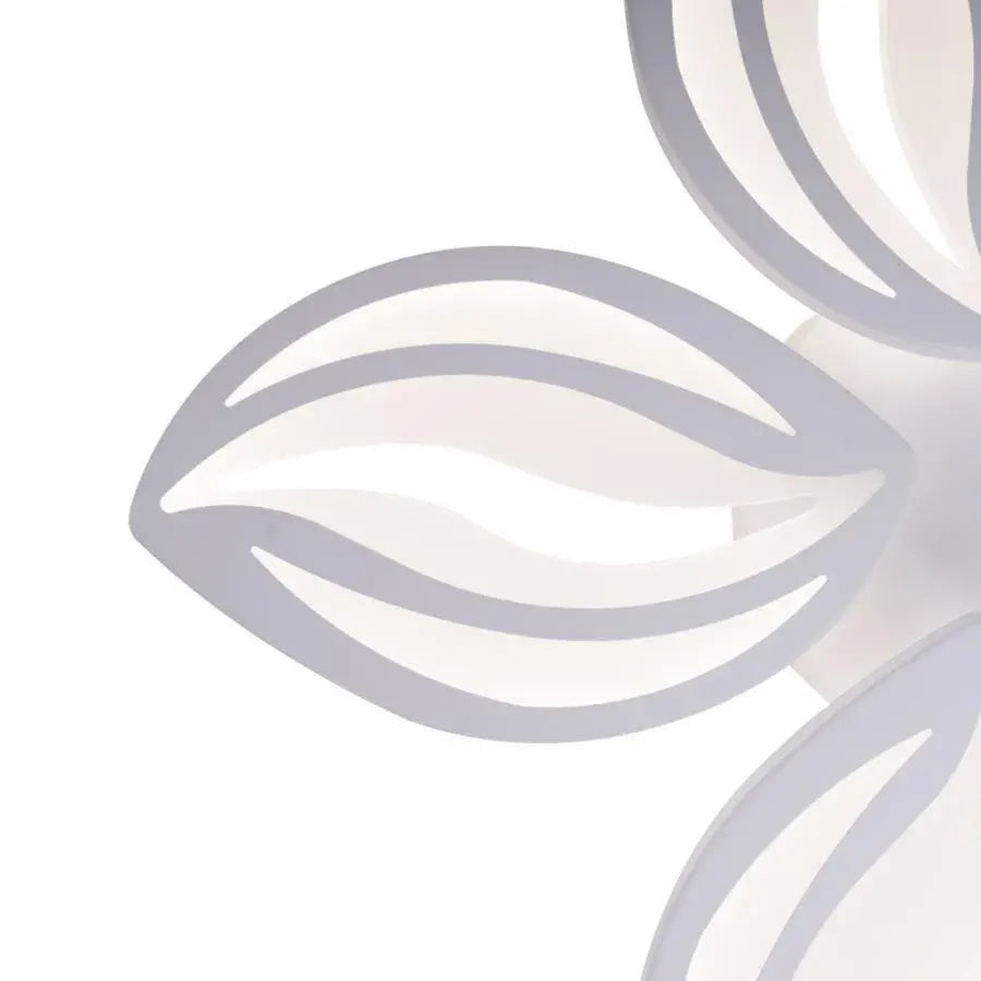 Żyrandol LED ORCHID z pilotem 65W, 5 płatków, światło zimne/ciepłe/neutralne, ściemnialny, biały