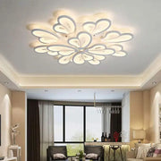 Żyrandol LED BLOSSOM z pilotem 143 W, 12 płatków, światło zimne/ciepłe/neutralne, ściemnialny, biały