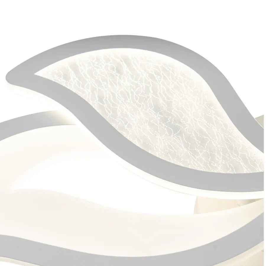 Żyrandol LED z pilotem KYLEN 144W, 6 elementów, światło zimne/ciepłe/neutralne, ściemnialny, biały