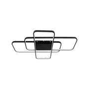 Żyrandol LED z pilotem AXIS 96W, 3 elementy, światło zimne/ciepłe/neutralne, ściemnialny, czarny