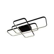 Żyrandol LED z pilotem AXIS 96W, 3 elementy, światło zimne/ciepłe/neutralne, ściemnialny, czarny