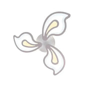 Żyrandol LED z pilotem GLORIOSA 68 W, 3 płatki, światło zimne/ciepłe/neutralne, ściemnialny, biały