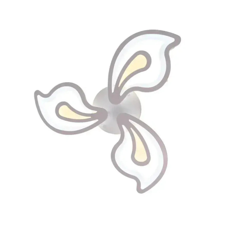 Żyrandol LED z pilotem GLORIOSA 68 W, 3 płatki, światło zimne/ciepłe/neutralne, ściemnialny, biały