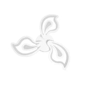 Żyrandol LED z pilotem GLORIOSA 68 W, 3 płatki, światło zimne/ciepłe/neutralne, ściemnialny, biały