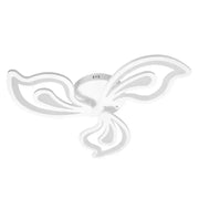 Żyrandol LED z pilotem GLORIOSA 68 W, 3 płatki, światło zimne/ciepłe/neutralne, ściemnialny, biały