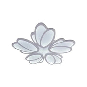 Żyrandol LED TULIPAN 73W z pilotem, 5 płatków, światło zimne/ciepłe/neutralne, ściemnialny, biały