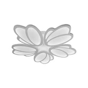 Żyrandol LED TULIPAN 73W z pilotem, 5 płatków, światło zimne/ciepłe/neutralne, ściemnialny, biały