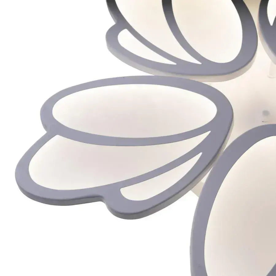 Żyrandol LED TULIPAN 73W z pilotem, 5 płatków, światło zimne/ciepłe/neutralne, ściemnialny, biały