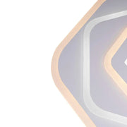 Żyrandol LED z pilotem PENTAGON 59W, światło zimne/ciepłe/neutralne, biały