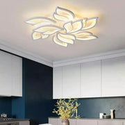 Żyrandol LED LILY 117W z pilotem, 9 elementów, światło zimne/ciepłe/neutralne, ściemnialny, biały