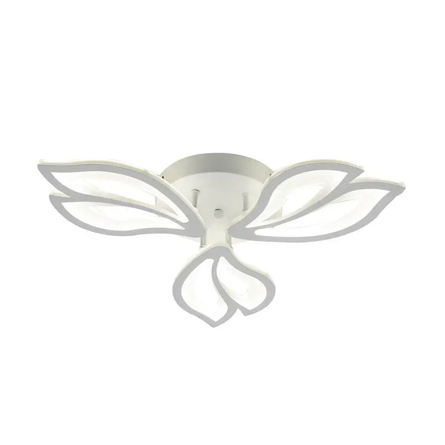 Żyrandol LED LILY 44W z pilotem, 3 elementy, światło zimne/ciepłe/neutralne, ściemnialny, biały