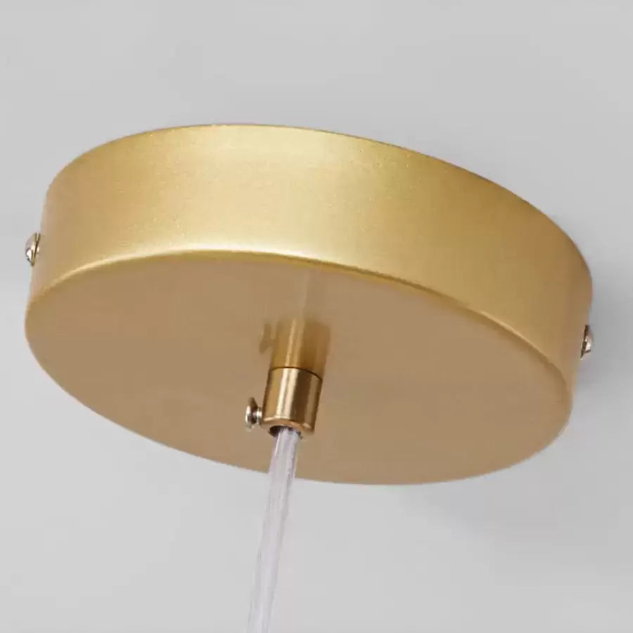 Nowoczesny żyrandol z żarówką LOFT Pavilion, 7x G9, złoty, metalowy, regulowana wysokość
