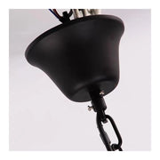 Rustykalny żyrandol sznurkowy 6x E27 okrągły wiszący sznur