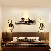 Kinkiet LED G Key 11W Zimne/Ciepłe/Neutralne światło Czarny metal