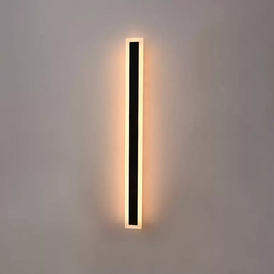 Kinkiet zewnętrzny LED Mack, długość 90 cm, 13 W, IP65, metalowy, liniowy, czarny