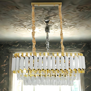 Żyrandol kryształowy VERSAILLES Regalis, średnica 80 cm, 10xE14, biały, regulowana wysokość