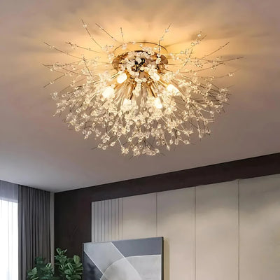 Żyrandol kryształowy RONDO Vivace, 5x G9, średnica 40 cm, błyszczące złoto