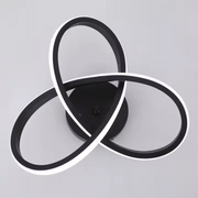 Żyrandol LED VERTEX Infinitum 26W, zimne/ciepłe/neutralne światło, czarny