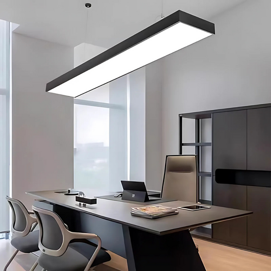 Żyrandol wiszący LED DARIN, 120cm, 23W, regulowana wysokość, zimne światło, czarne nowoczesne żyrandole Domyślny tytuł Alessandro Design
