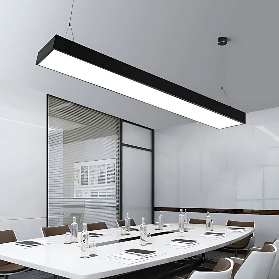 Żyrandol wiszący LED DARIN, 23W, regulowana wysokość, zimne światło, czarny