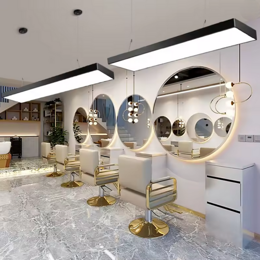 Żyrandol wiszący LED DARIN, 23W, regulowana wysokość, zimne światło, czarny