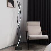 Lampa LED Upsilon, 48W, 3000K/4000K/6000K, metal i akryl, czarna