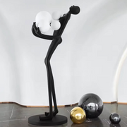 Lampa do salonu Eleganza, 6x G9, czarna