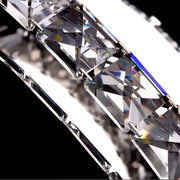 Żyrandol LED PRISM Antea, pilot zdalnego sterowania, 40 W, kryształ i metal, ściemnialny, regulowana wysokość, zimne/ciepłe/neutralne światło