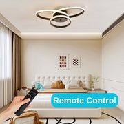 Żyrandol LED z pilotem ECATERINA 59W, zimne/ciepłe/neutralne światło, ściemnialny, czarny, regulowana wysokość