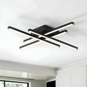 Żyrandol LED z pilotem Aroldo, 43 W, ściemnialny, czarny